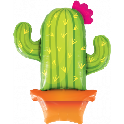 Cactus Flower Shape Foil Balloon